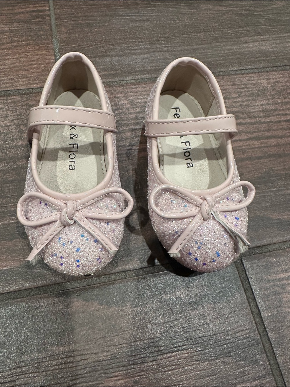 Pink Glitter Mary Jane Shoes for Kids